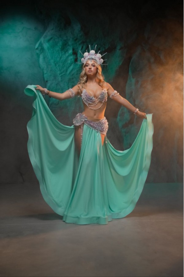 Professional bellydance costume (Classic 413A_1)